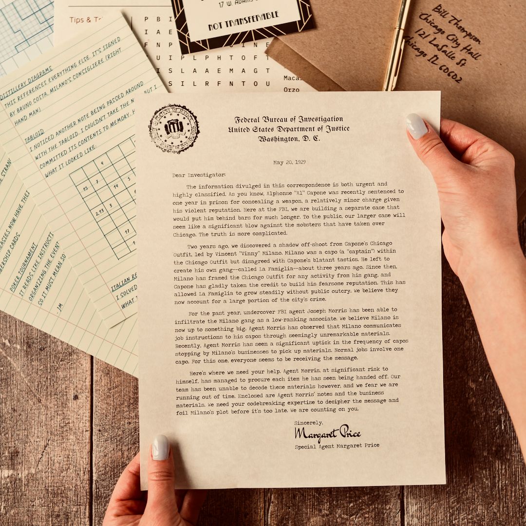 La Famiglia opening letter